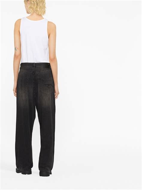 R13 Mid Rise Wide Leg Jeans Farfetch