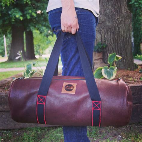 Genuine Leather Duffle Bag For Men