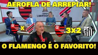 COMENTARISTA ACHA QUE FELIPÃO ESTÁ DESANIMADO FLAMENGO 3x2 SANTOS