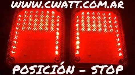 Faros Leds Pos Stop Giro Ma Youtube