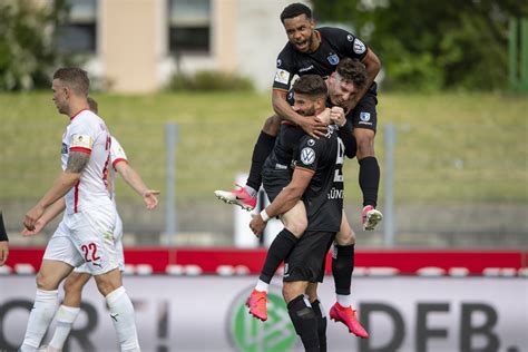 FCM Gewinnt Quali Spiel 1 FC Magdeburg