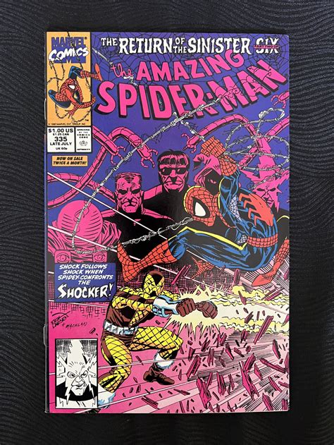 The Amazing Spider Man 335 1990 Nmvf Comic Books Copper Age Marvel Catwoman