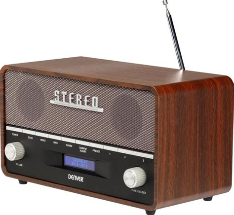 Denver DAB36 Retro DAB Radio Hout Bestel Nu