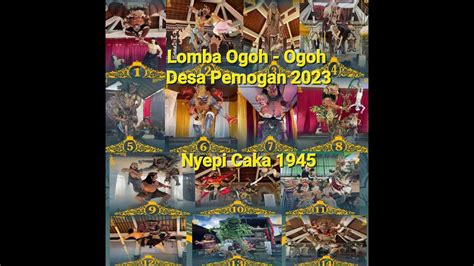 Lomba Dan Parade Ogoh Ogoh Desa Pemogan Nyepi Caka Youtube