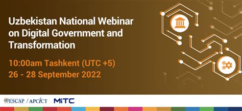 Uzbekistan National Webinar On Digital Government And Transformation