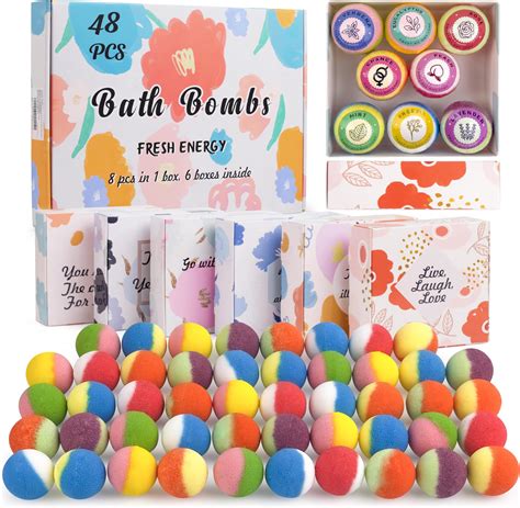 Best Best Bath Bomb T Set For Women 50 Individually Wrapped Bath Bomb Bulk