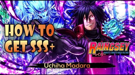 Uchiha Madara B To Sss Rank How To Make Shinobi Strong Tutorial Max