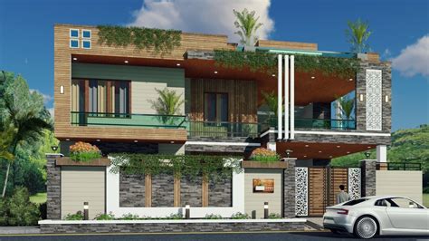 X House Plan With Elevation In Lucknow Rs Square Feet