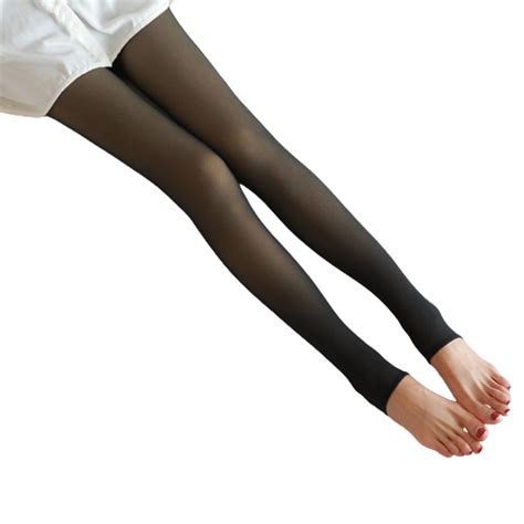 Tights For Women Transparent Warm And Velvet Thickening Heating Naked