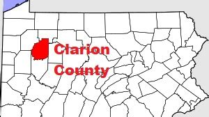 Clarion County on the satellite map of Pennsylvania 2024. Actual ...