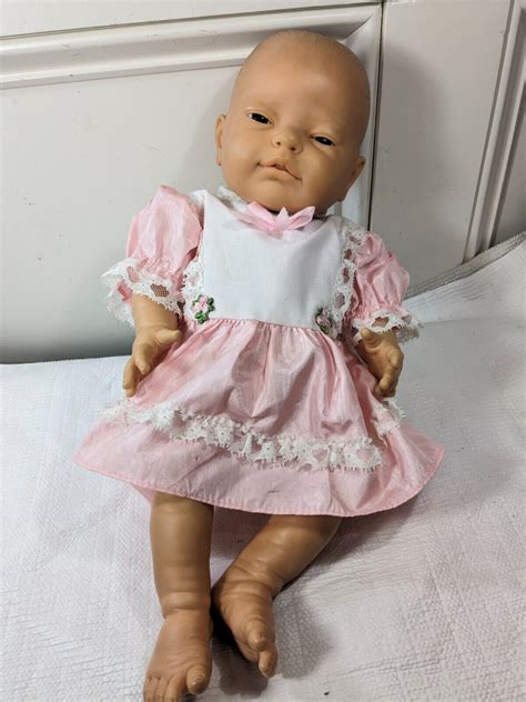 Vintage Berjusa Anatomically Correct Baby Doll Girl Vinyl Realistic