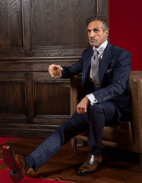 The Pinstripe Suit An Iconic Men S Fashion Staple King And Bay Bespoke Solutions Toronto Canada