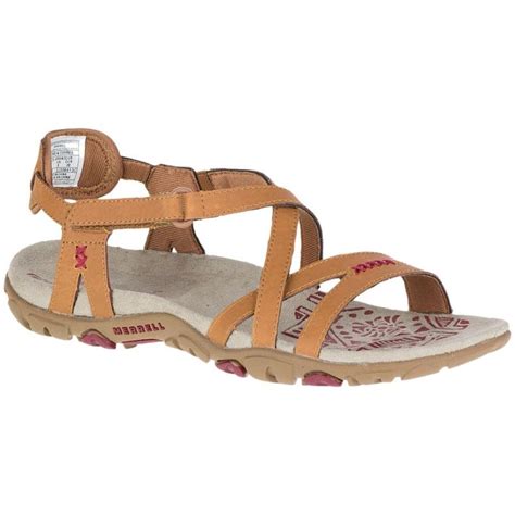 Merrell Sandspur Rose Leather Walking Sandals Womens