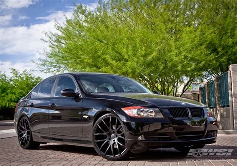 2011 BMW 3 Series With 20 Giovanna Kilis In Matte Black Wheels Wheel