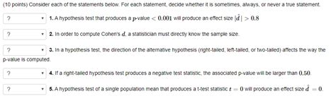 Solved Points Consider Each Of The Statements Below Chegg