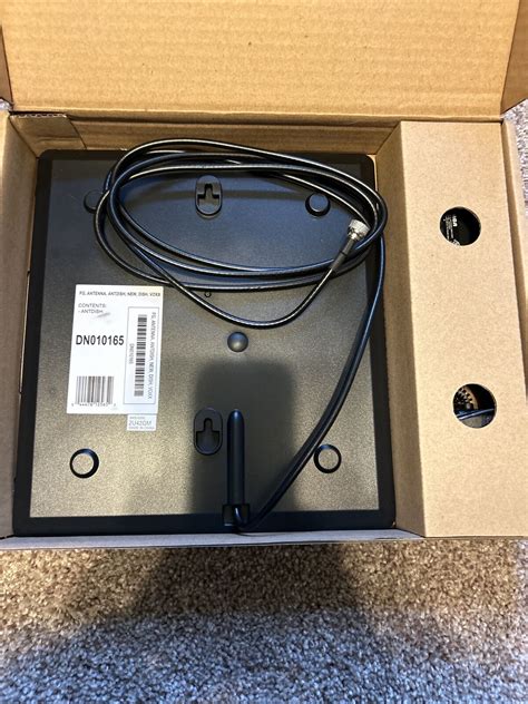 RCA HDTV Flat Digital Amplified TV Antenna Black ANT1560E For Sale