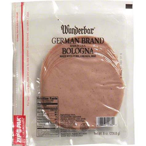 Wunderbar German Brand Bologna | Shop | Foodtown