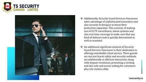 Ppt The Role And Responsibility Of Security Guard Services Vancouver