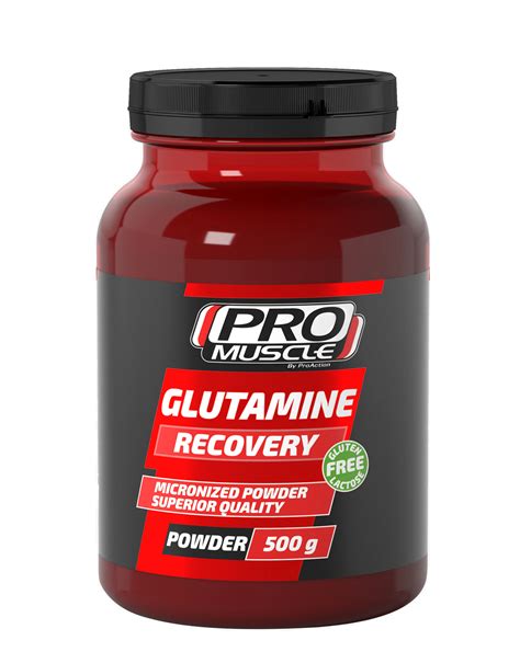 Pro Muscle Glutamine Recovery Powder by PROACTION (500 grams)