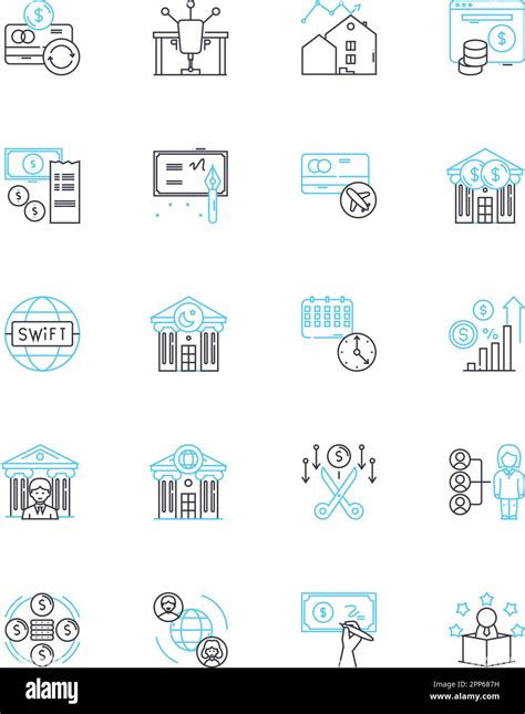 Strategic Forecasting Linear Icons Set Prediction Analysis