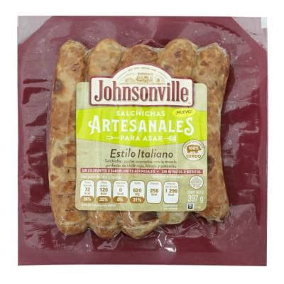 Salchichas Artesanales Johnsonville Estilo Italiano G Walmart