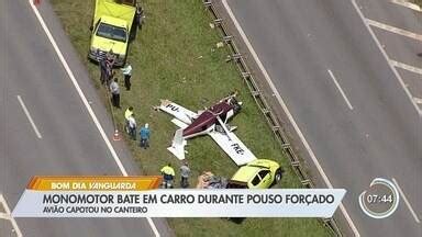 Bom Dia Vanguarda Monomotor Faz Pouso For Ado Na Dom Pedro Em