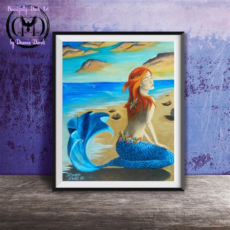 Mermaid Paintings On Canvas