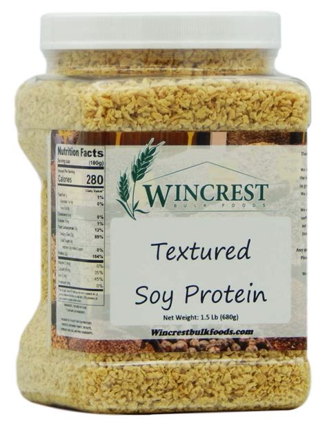 Textured Soy Protein High Quality 1 5 Lb Tub