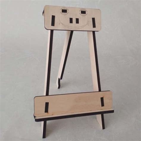 Laser Cut Wooden Easel Stand Cdr And Dxf File For Cnc Laser Cutting