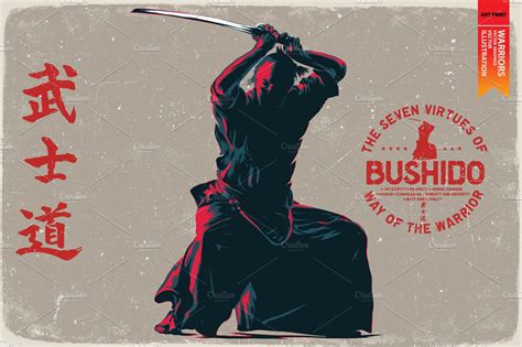 Bushido Vector Illustration Masterbundles