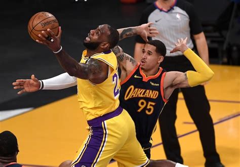 Recap Lebron James Came Up Big Late To Lead Lakers Past Warriors In