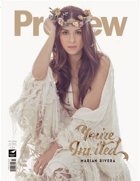 Marian Rivera Covers Preview Magazine December 2014 January 2015 Issue Chika Patrol