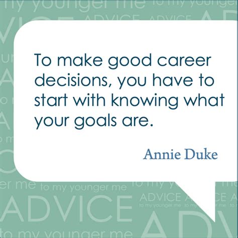 Episode 90: Making Better Decisions with Annie Duke | Advice To My Younger Me