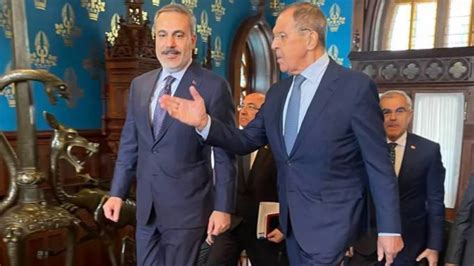 D I Leri Bakan Hakan Fidan Dan Rusya D I Leri Bakan Sergey Lavrov