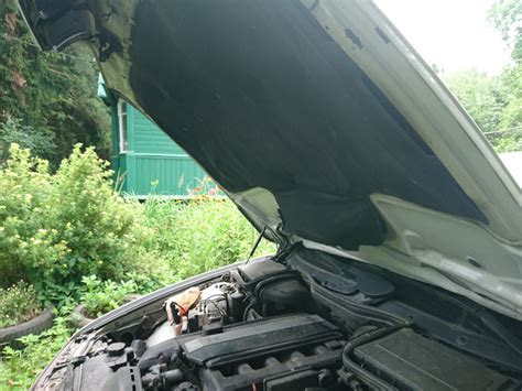 Замена шумоизоляции капота. — BMW 5 series (E39), 3 л, 2003 года ...