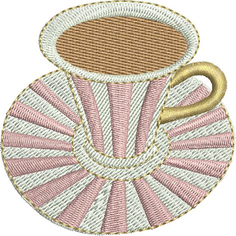 Coffee Cup Designs For Machine Embroidery Cups 31 50 Machine Embroidery Designs Coffee Cup