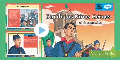 PowerPoint Día de los Niños Héroes teacher made