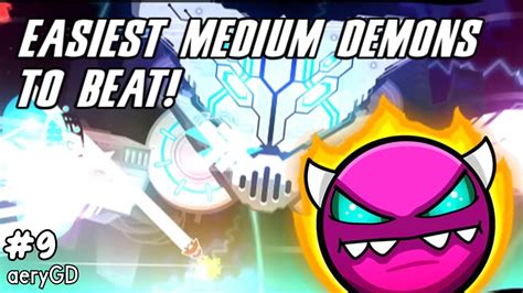 Easiest MEDIUM Demons In Geometry Dash YouTube