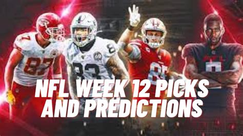 Nfl Week 12 Bets Picks And Predictions Youtube