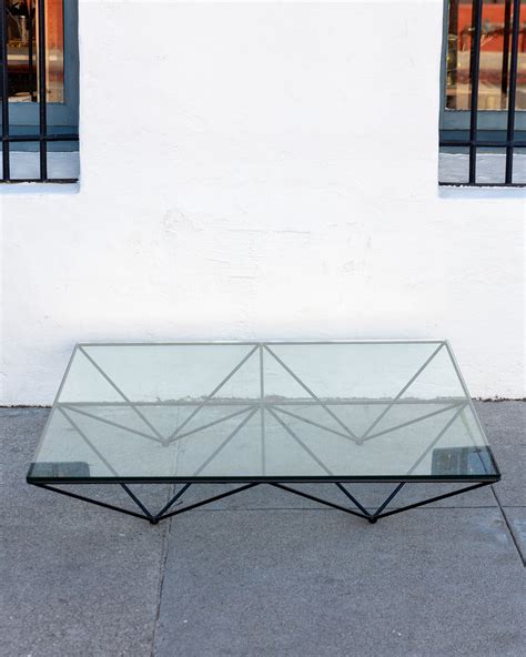 Steel Tempered Glass Coffee Table By Paolo Piva Alanda For B B