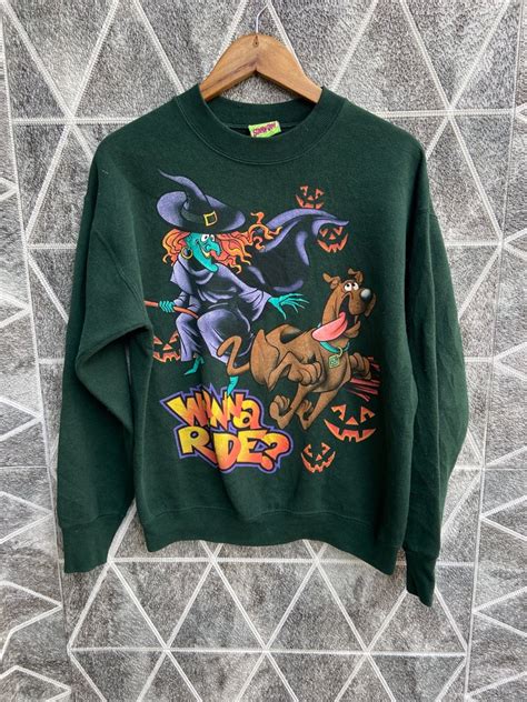 Vintage Scooby Doo Long Sleeve Mens Fashion Coats Jackets And