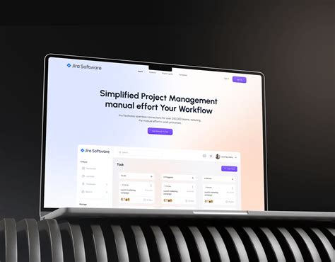 Task Management Saas Landing Page Behance