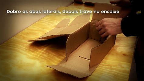 Caixas de Papelão da Embalagem Fácil Como Montar YouTube