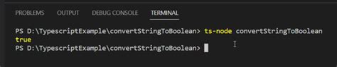 How To Convert A String To Boolean In Typescript Using Different