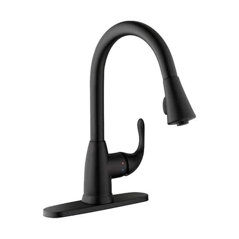 Glacier Bay Market Single Handle Pull Down Sprayer Kitchen Faucet In