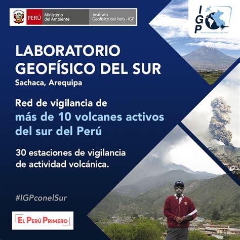 Instituto Geofísico del Perú on Twitter Con el Laboratorio Geofísico