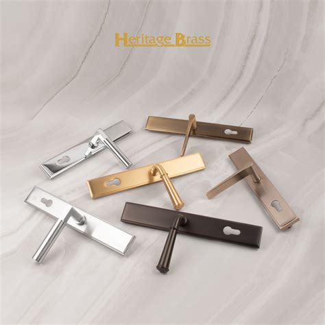 Heritage Brass Verve Multipoint Door Handle Left Hand Satin Brass Sd Hardware