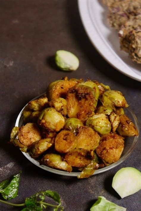 Indian Style Brussels Sprouts My Dainty Soul Curry