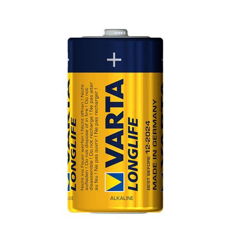 C Batteri Varta Long Life St Kr I Lager Valostore Se