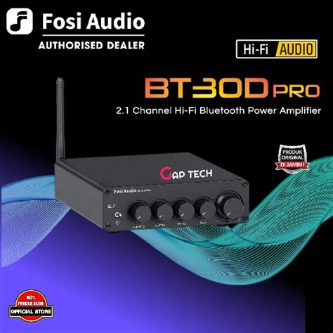 Jual Fosi Audio Bt D Pro Channel Hi Fi Bluetooth Power Amplifier